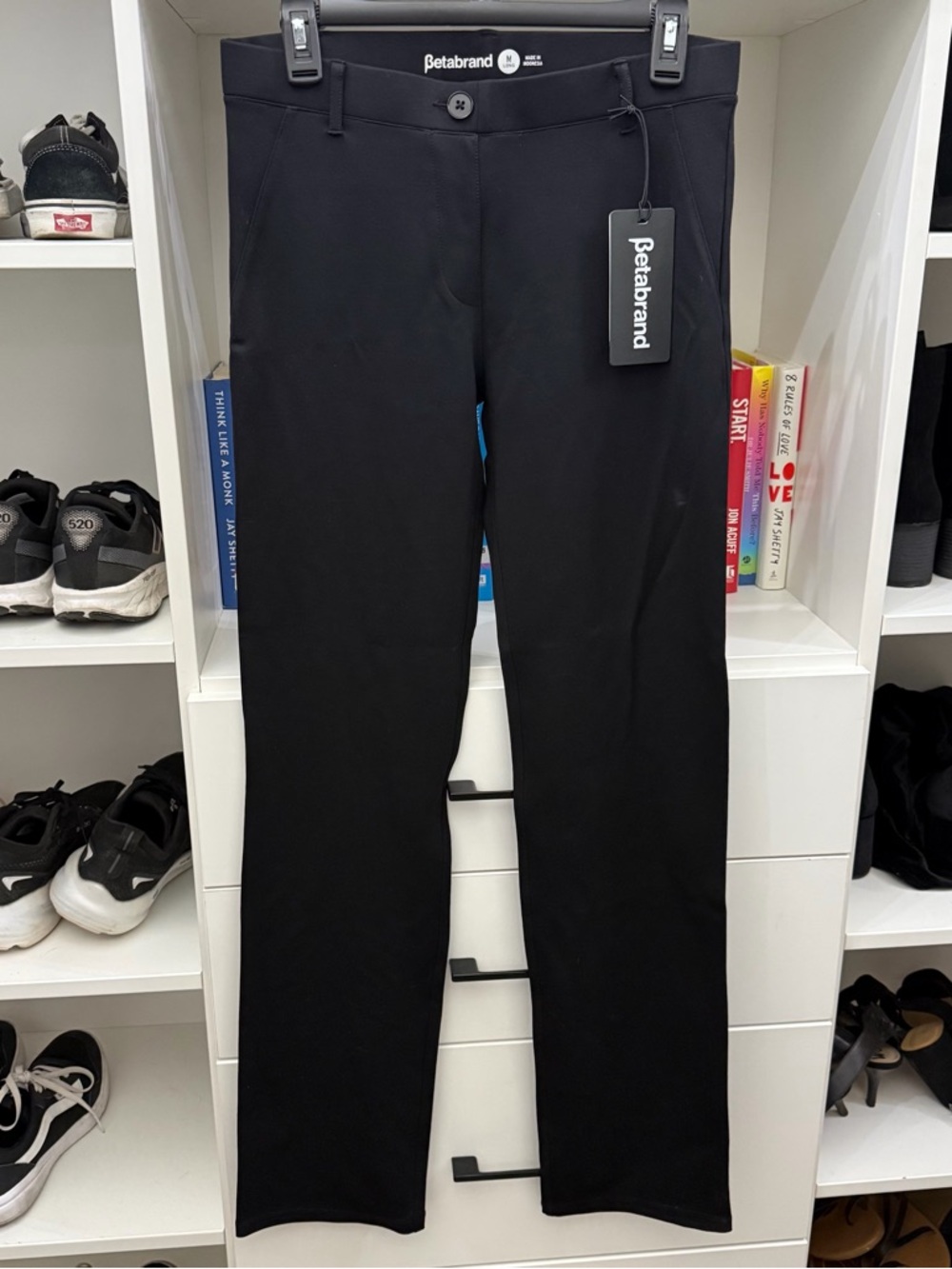 Betabrand Black Women’s Pants Long